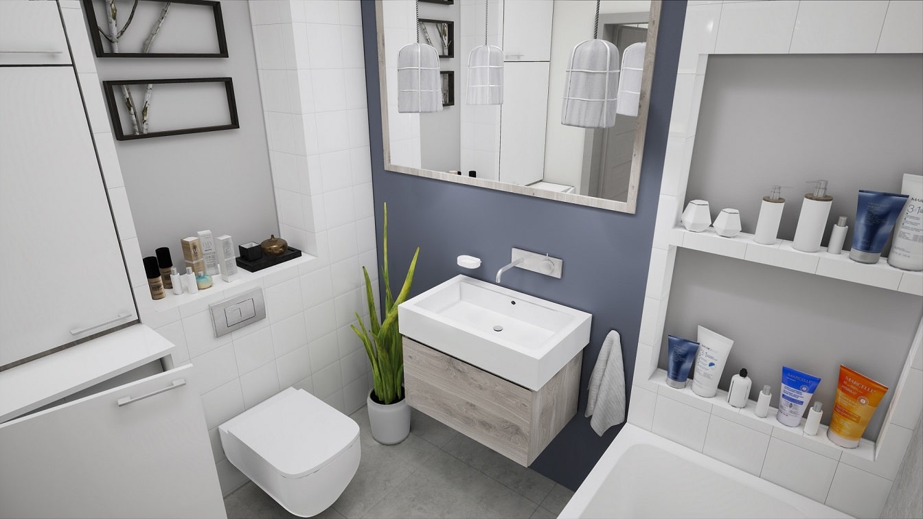 5 pomysłów na aranżację małej łazienki